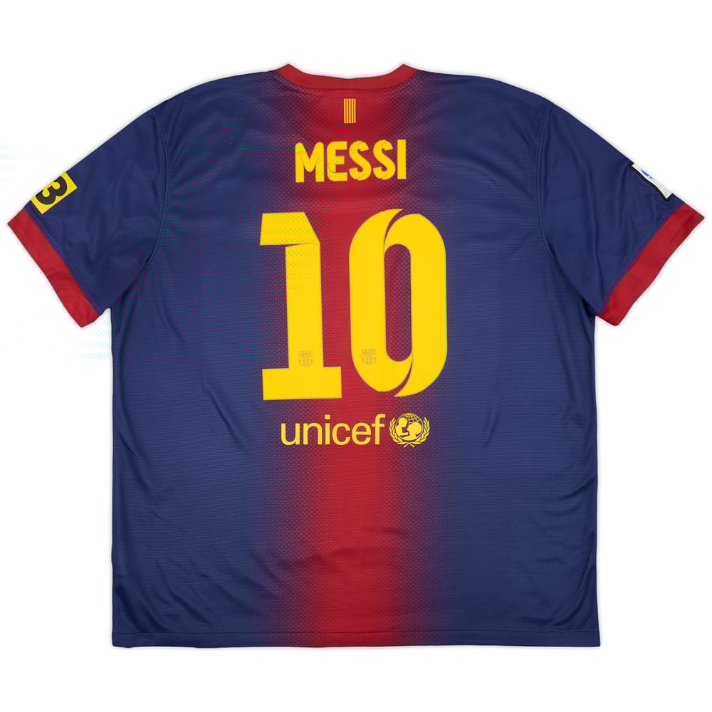 2012-13 Barcelona Home Shirt Messi #10 - 8/10 - (XXL)