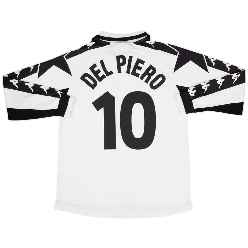 1998-99 Juventus Away L/S Shirt Del Piero #10 - 6/10 - (L)