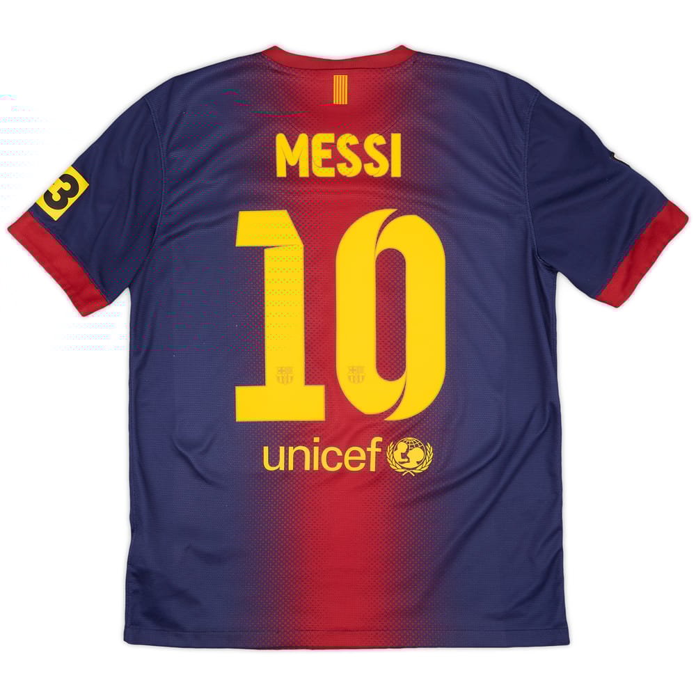 2012-13 Barcelona Home Shirt Messi #10 - 7/10 - (M)