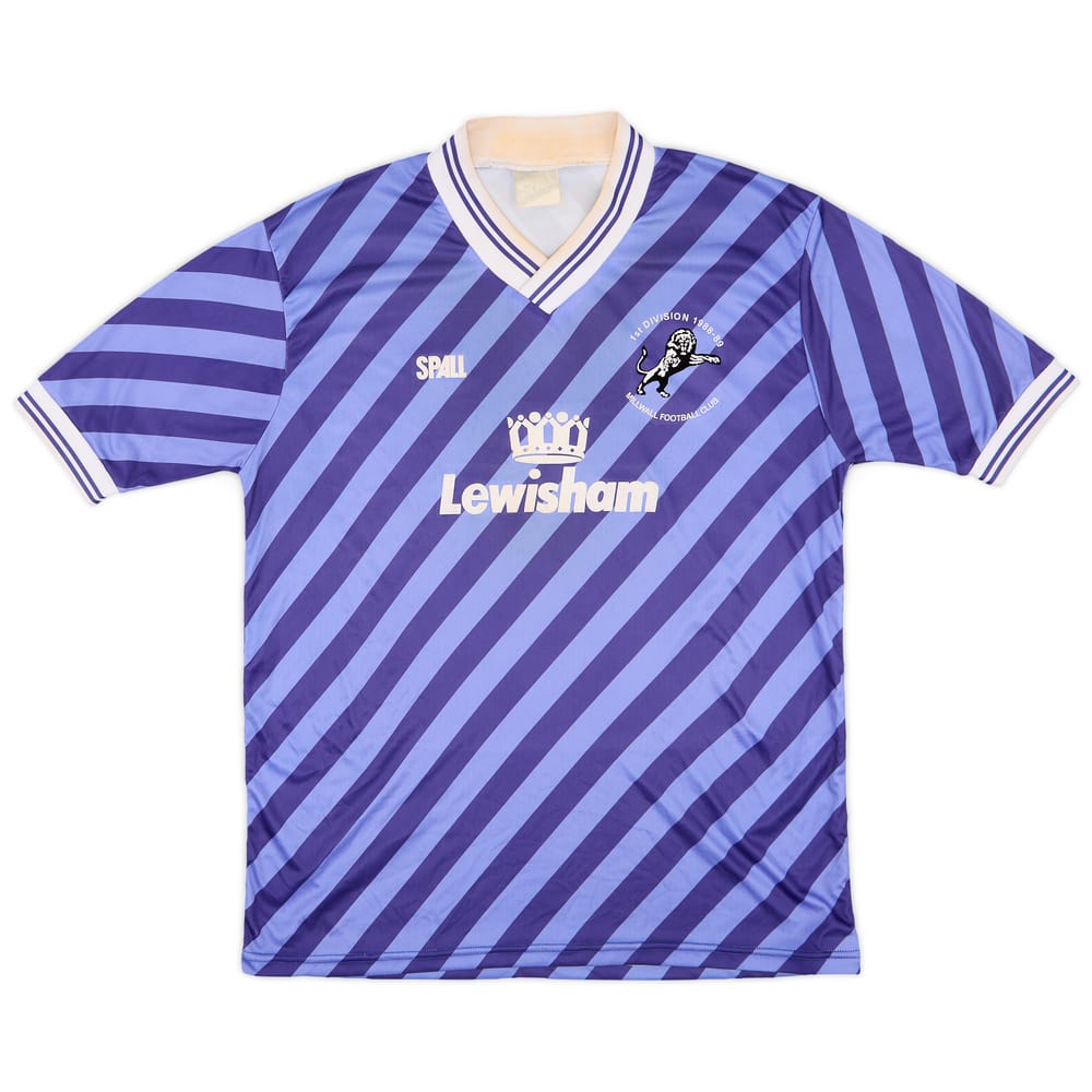 1988-89 Millwall '1st Division' Home Shirt - 6/10 - (L)