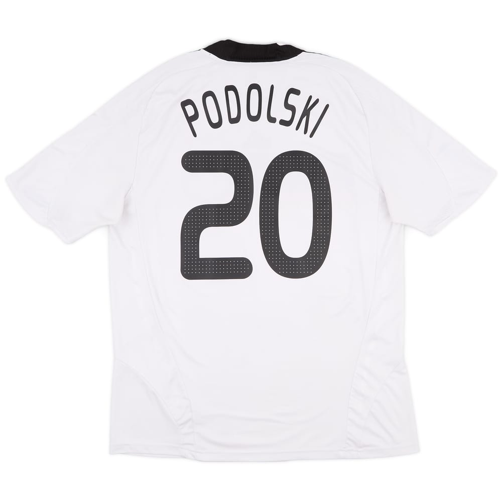 2008-09 Germany Home Shirt Podolski #20 - 7/10 - (XL)