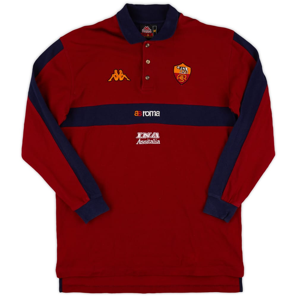 2000-02 Roma Kappa Training L/S Shirt - 8/10 - (XL)