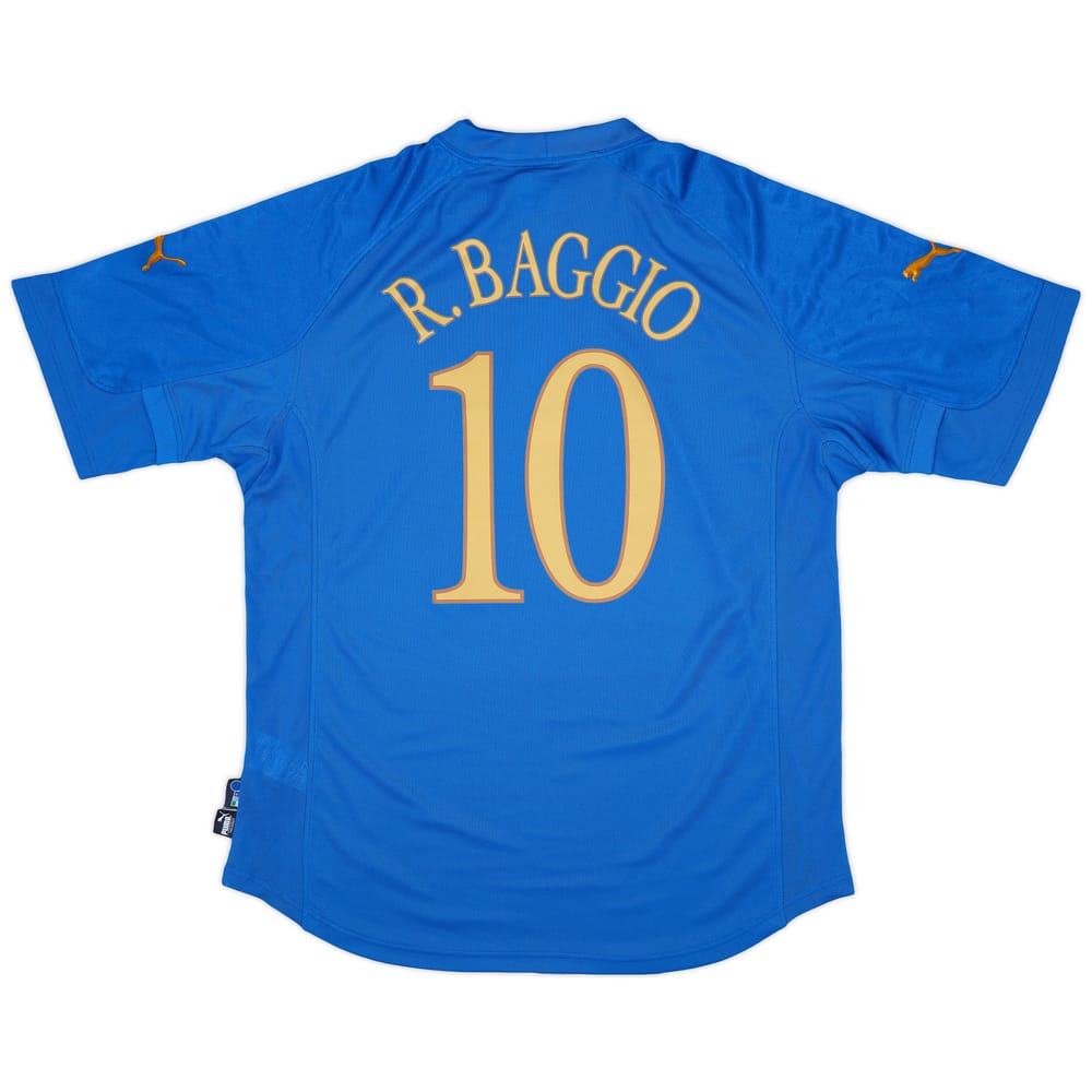 2004-06 Italy Home Shirt R. Baggio #10 (XXL)