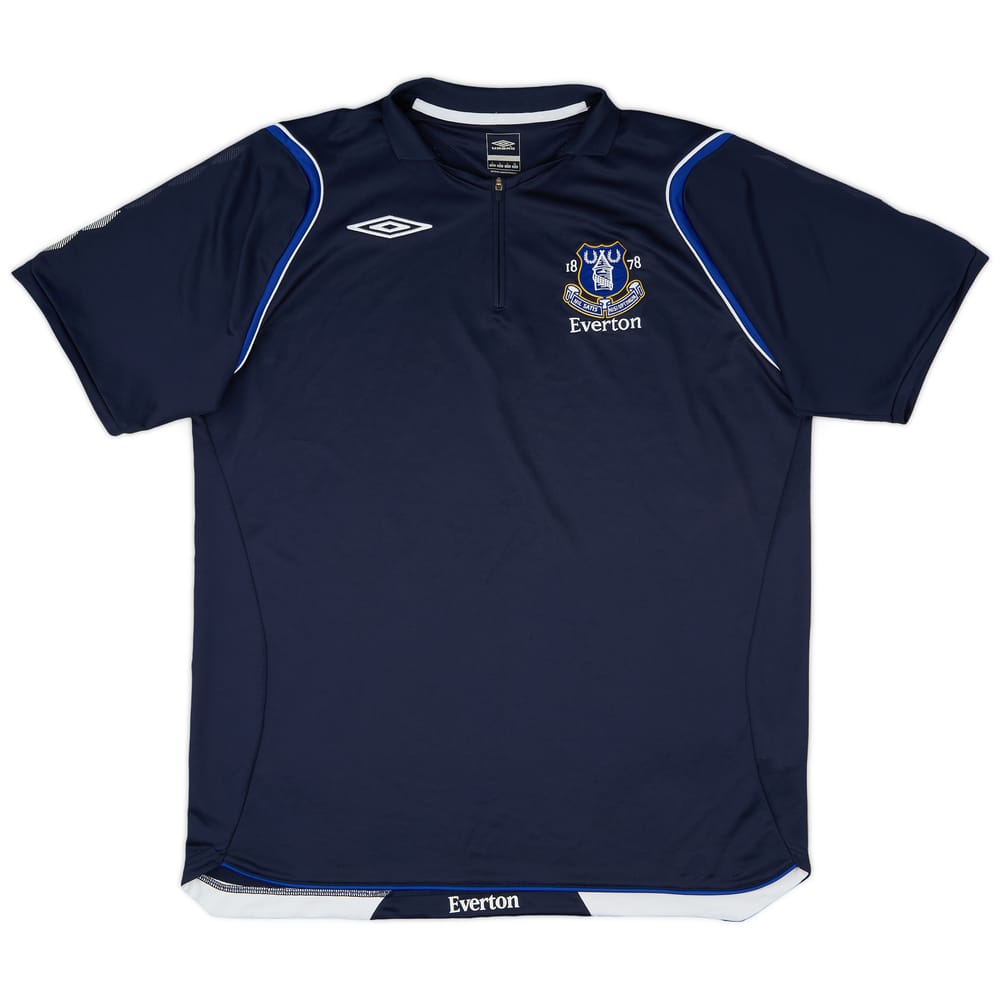 2008-09 Everton Umbro 1/4 Zip Training Shirt - 8/10 - (L)