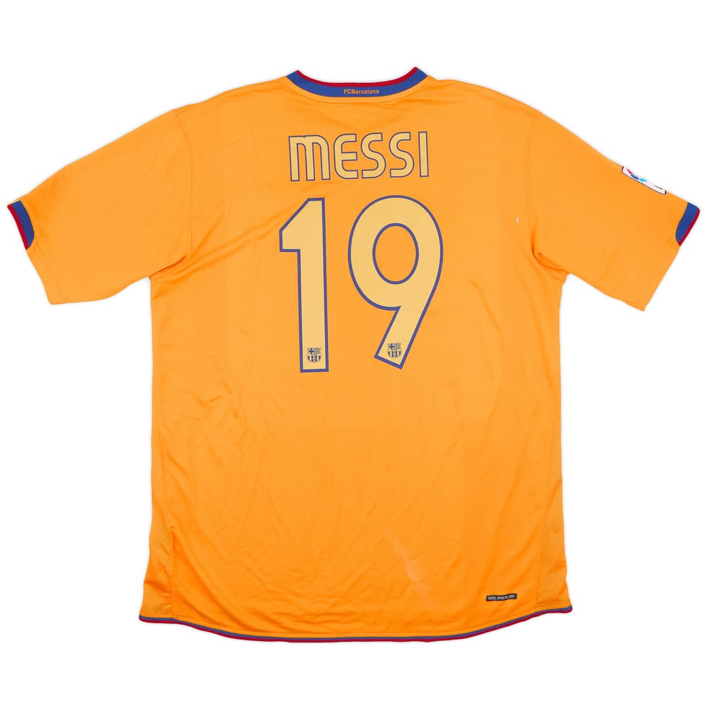 2006-08 Barcelona Away Shirt Messi #19 - 6/10 - (XL)