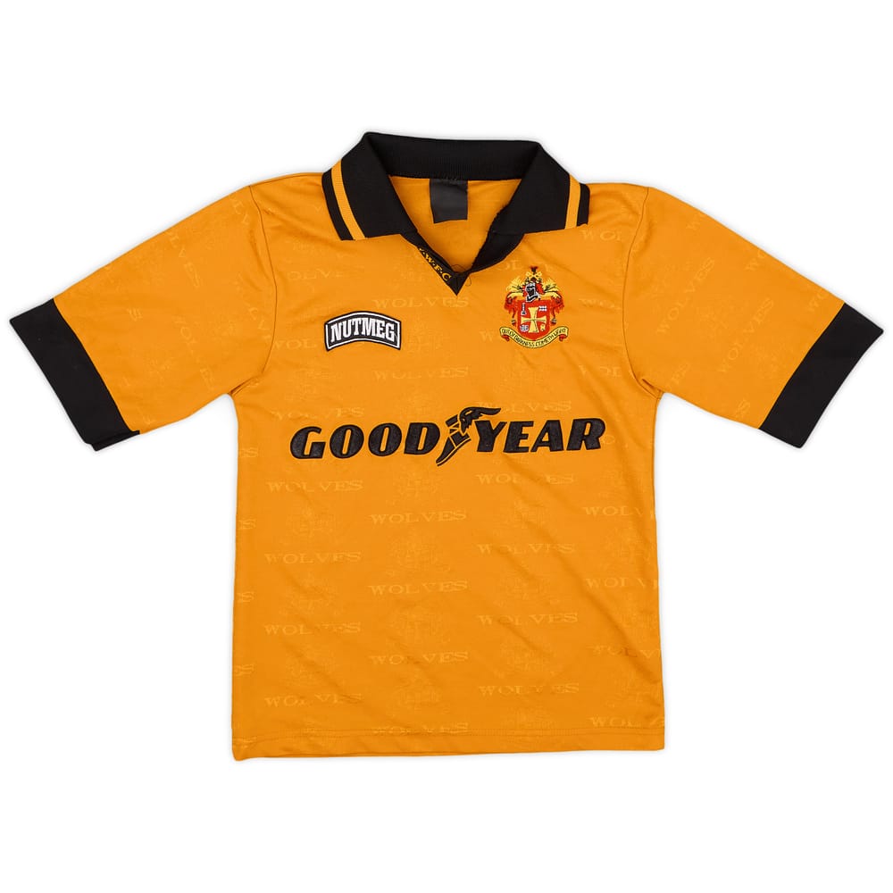1995-96 Wolves Home Shirt - 9/10 - (S.Boys)