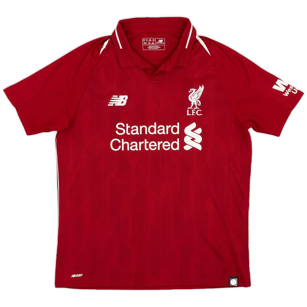 2018-19 Liverpool Home Shirt - 9/10 - (XL.Boys)
