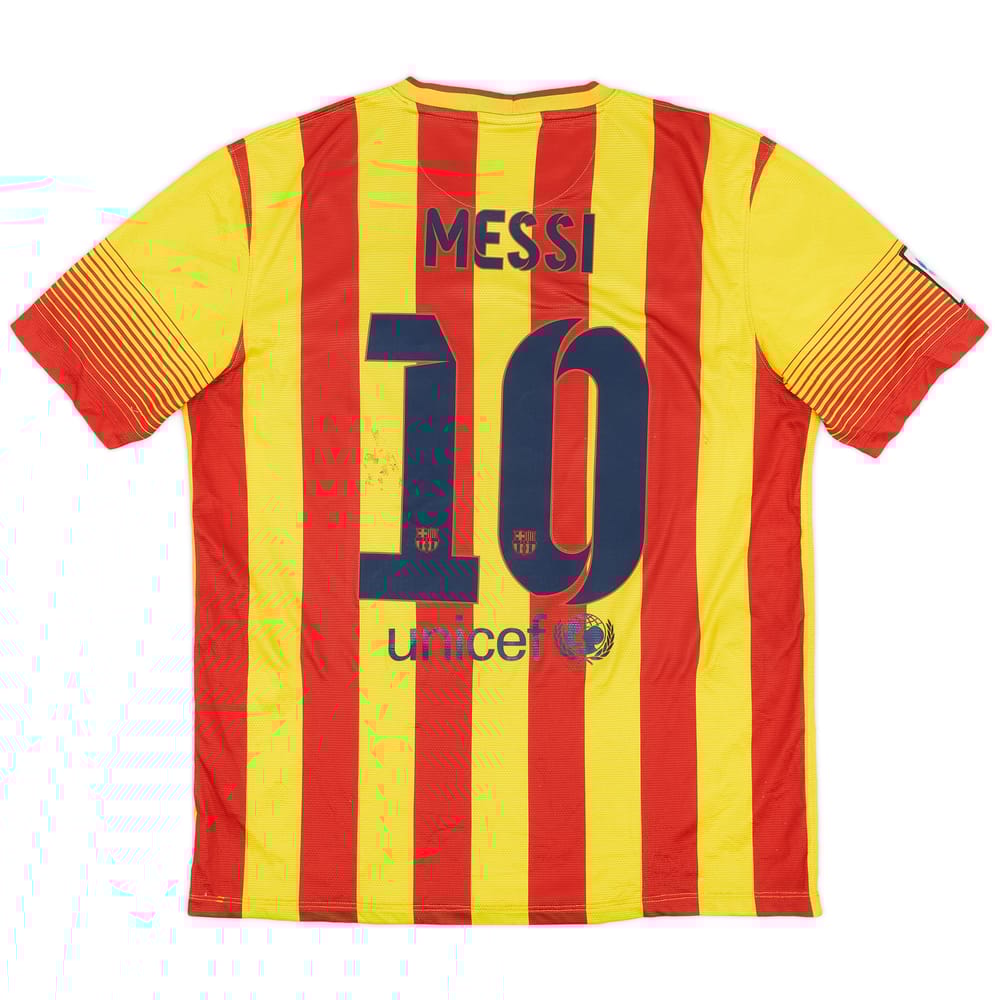2013-15 Barcelona Away Shirt Messi #10 - 6/10 - (L)