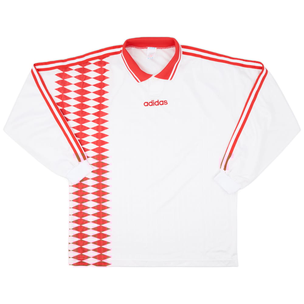 1994-95 adidas Template L/S Shirt - 8/10 - (XL)