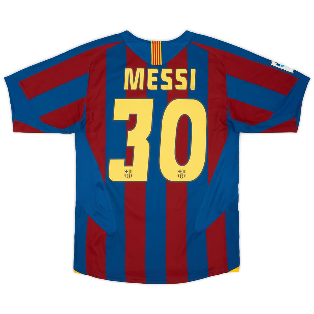 2005-06 Barcelona Home Shirt Messi #30 - 7/10 - (S)