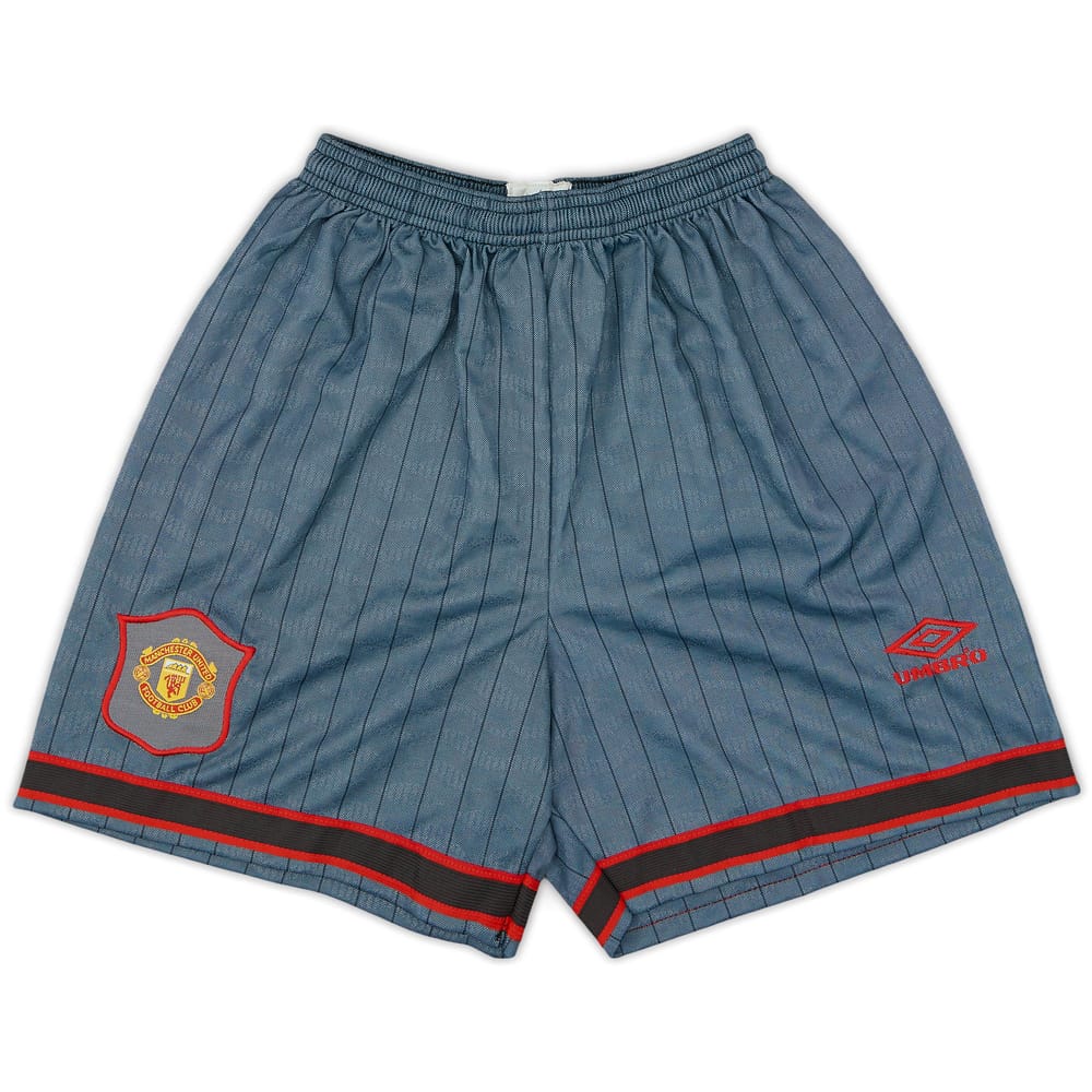 1995-96 Manchester United Away Shorts - 8/10 - (S)