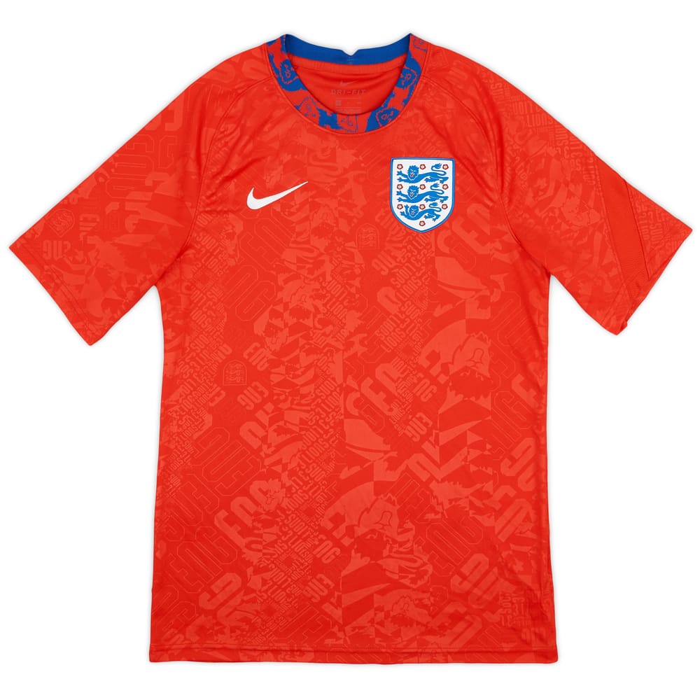 2020-21 England Nike Training Shirt - 9/10 - (S)