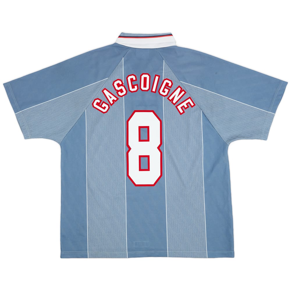 1996-97 England Away Shirt Gascoigne #8 - 9/10 - (XL)