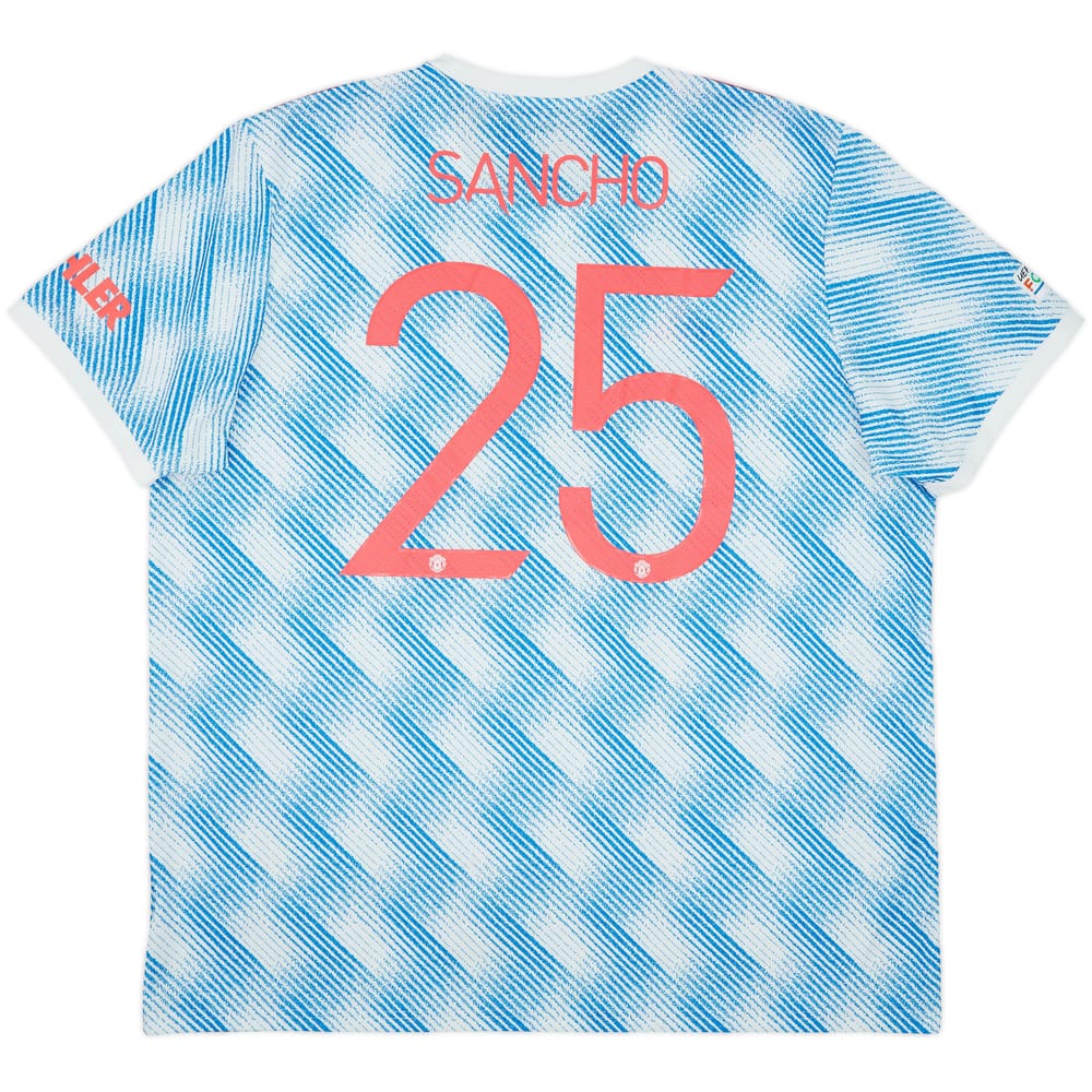 2021-22 Manchester United Away Shirt Sancho #25 - 10/10 - (XXL)