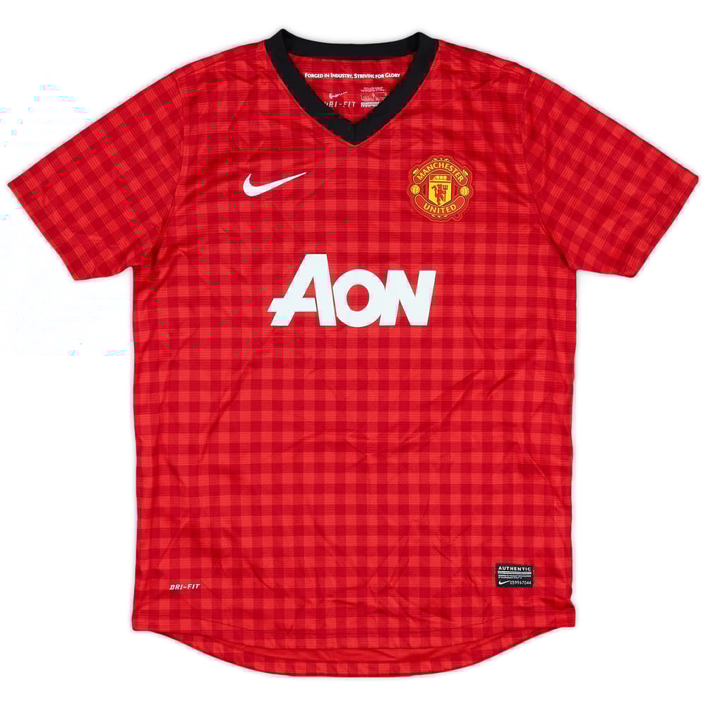 2012-13 Manchester United Home Shirt - 8/10 - (L.Boys)