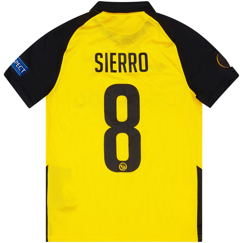 2020-21 BSC Young Boys Match Issue Home Shirt Sierro #8 (v Ajax)