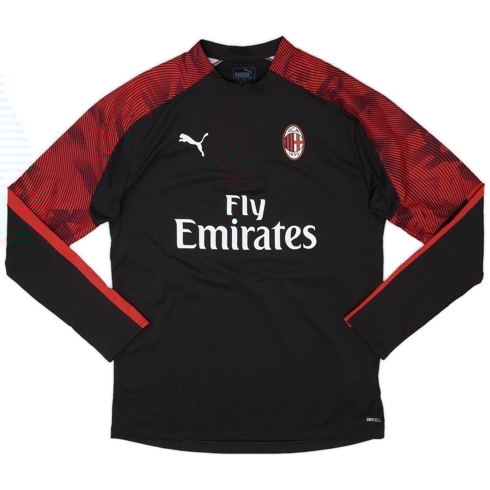 2019-20 AC Milan Puma 1/4 Zip Training Top - 10/10 - (L)