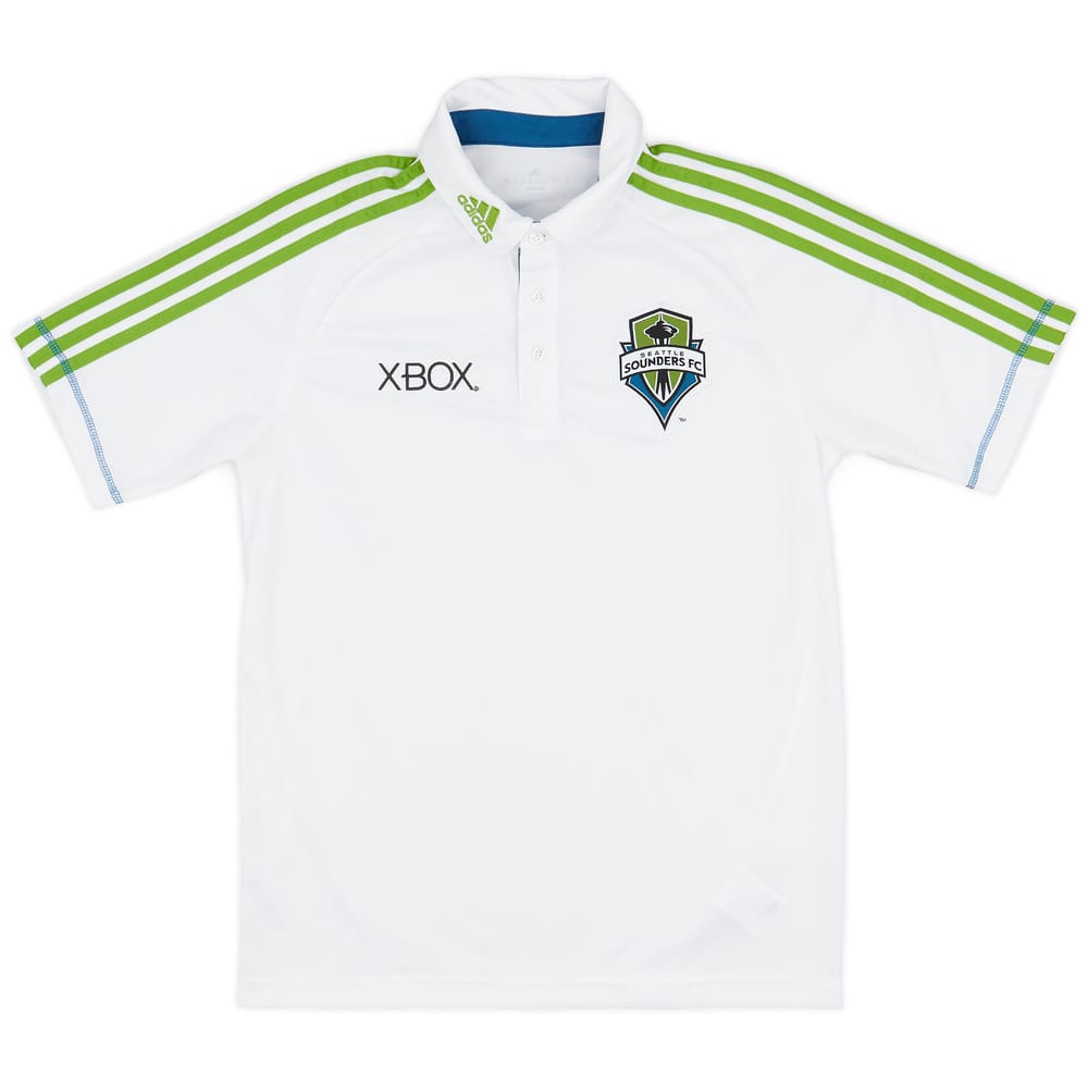 2013 Seattle Sounders adidas Polo Shirt - 9/10 - (S)