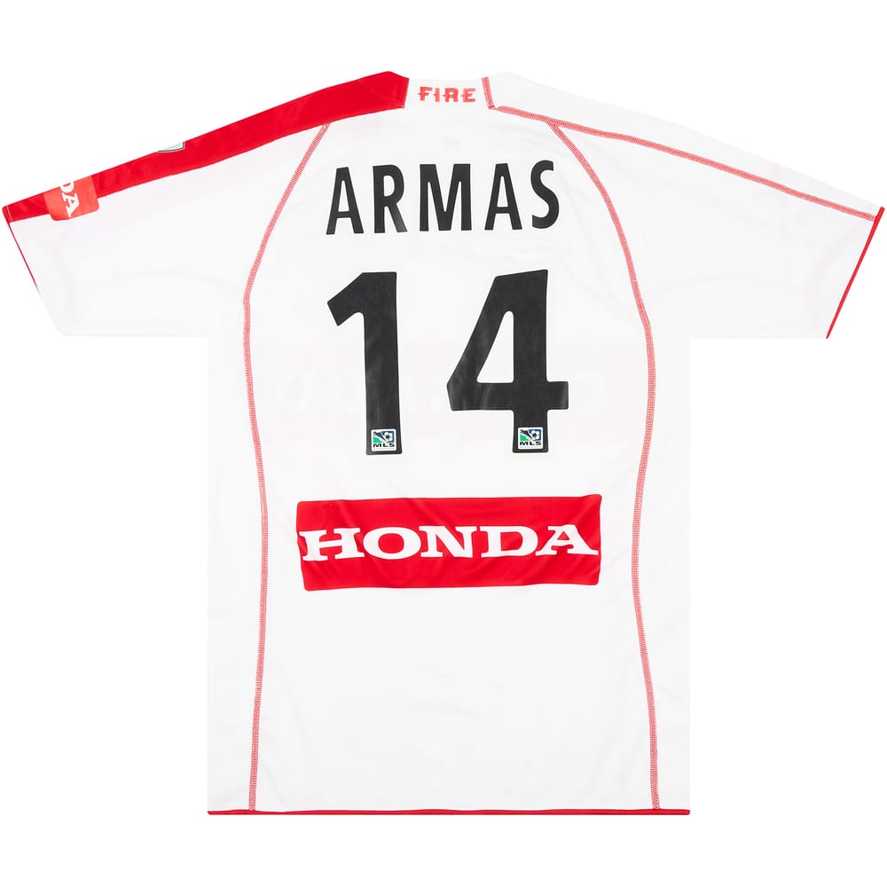2005 Chicago Fire Match Issue Away Shirt Armas #14