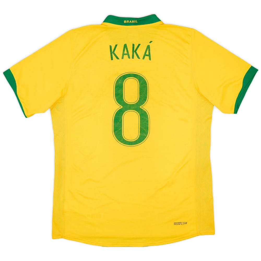 2006-08 Brazil Home Shirt Kaka #8 - 5/10 - (M)