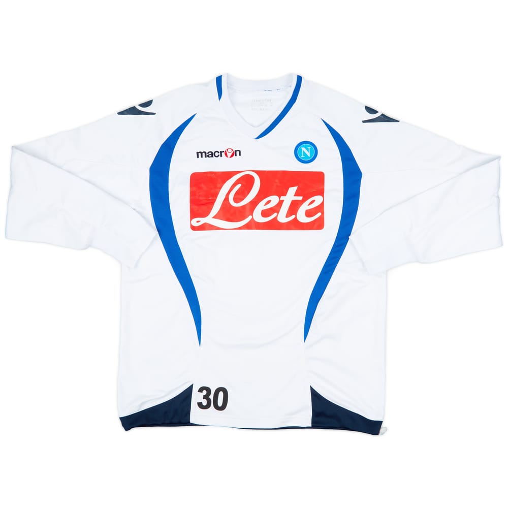 2012-13 Napoli Macron Player Issue Sweat Top #30 - 5/10 - (L)