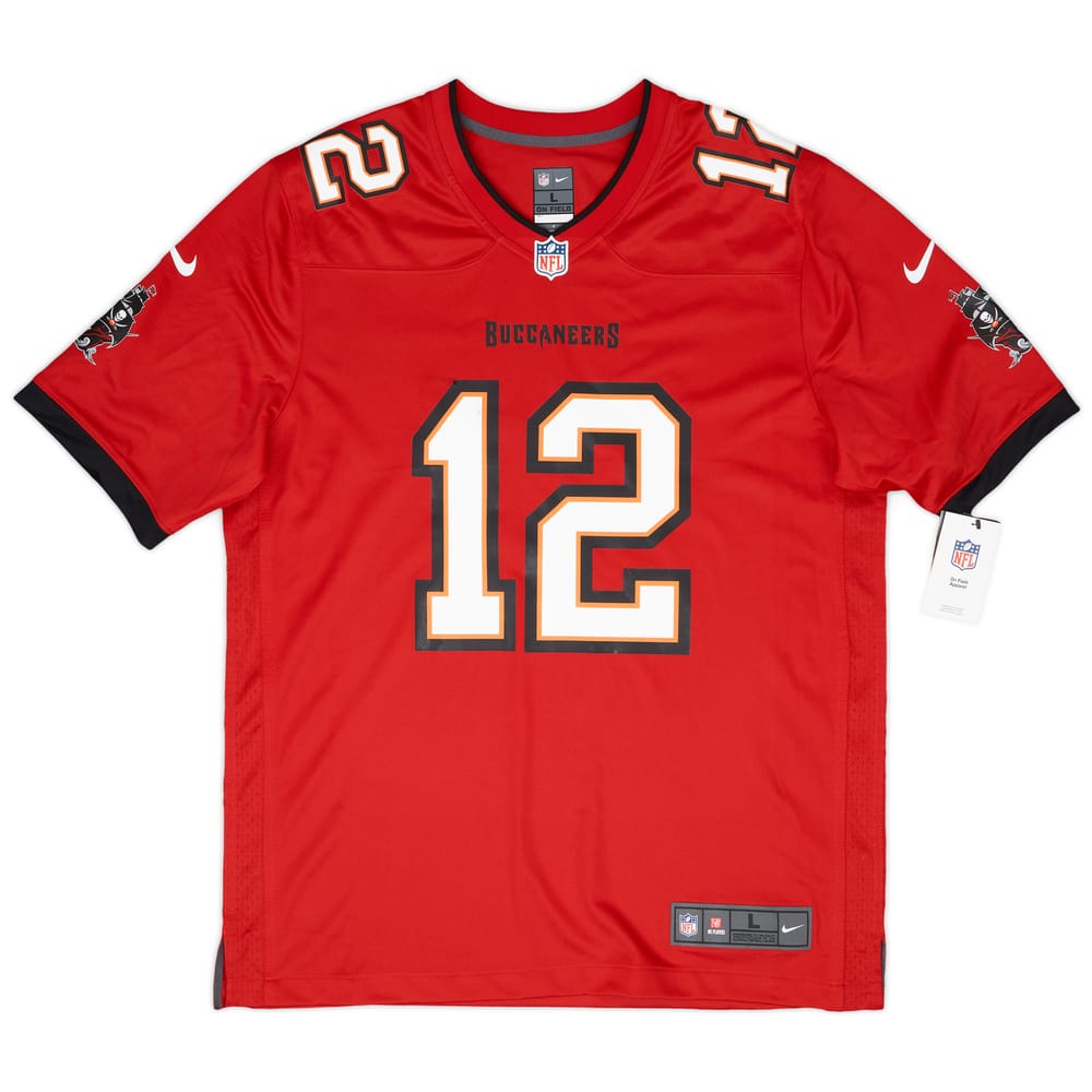 2020-22 Tampa Bay Buccaneers Brady #12 Nike Game Home Jersey (L)