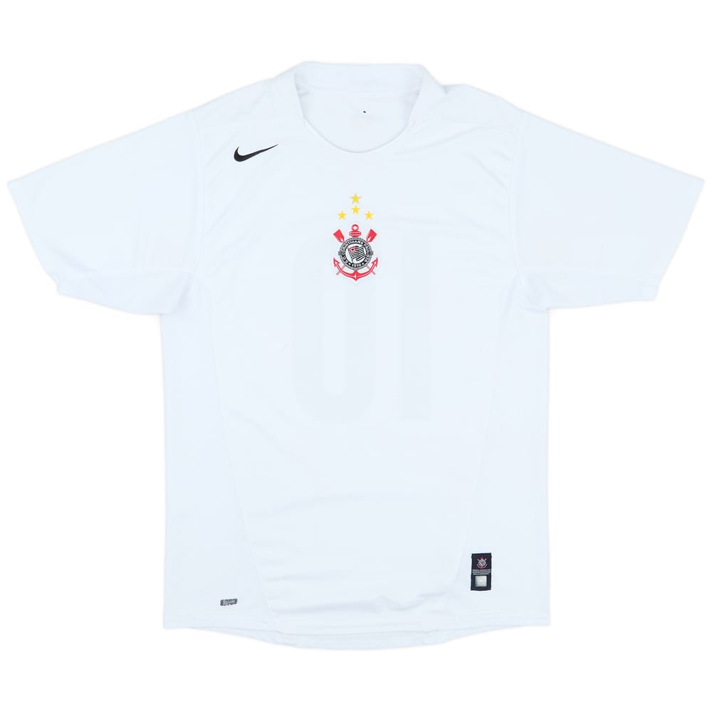 2004-05 Corinthians Home Shirt #10 (Tevez) - 6/10 - (L)