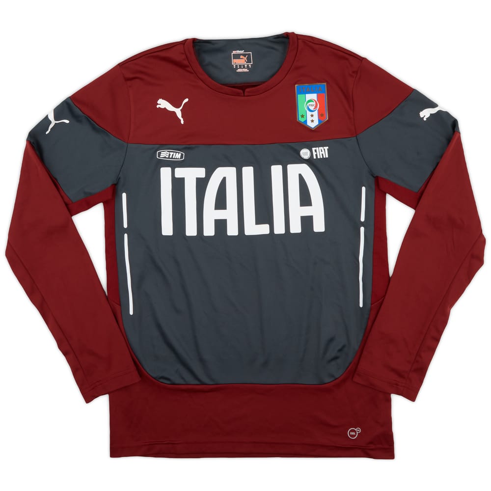 2014-15 Italy Puma Training L/S Shirt - 8/10 - (M)