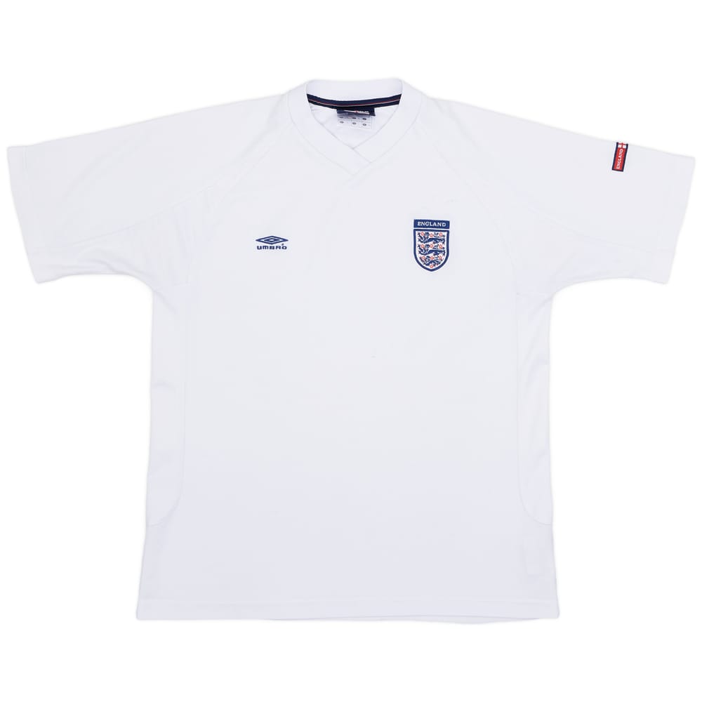 2000-02 England Umbro Polo Shirt - 5/10 - (L)