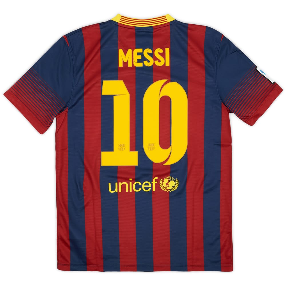 2013-14 Barcelona Home Shirt Messi #10 (M)