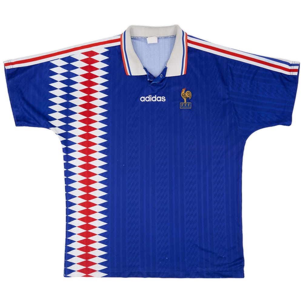 1994-96 France Home Shirt - 5/10 - (XL)