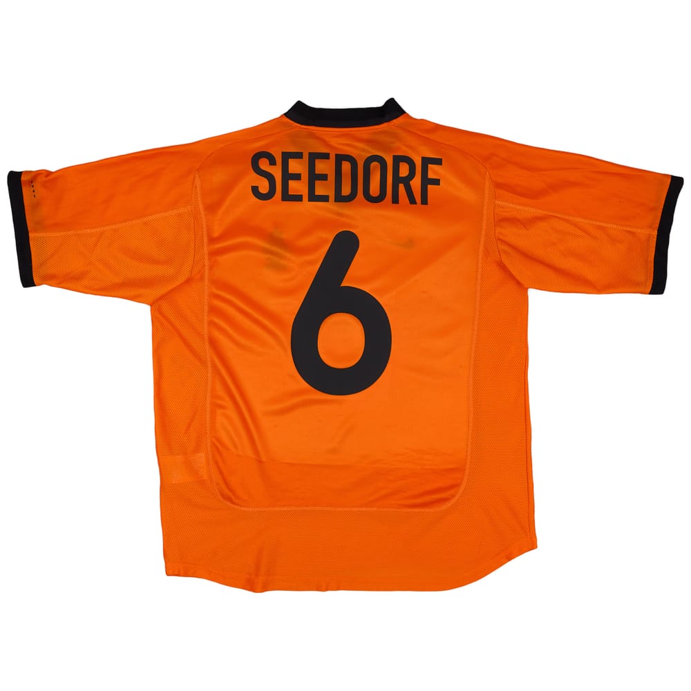 2000-02 Netherlands Home Shirt Seedorf #6 - 8/10 - (XL)