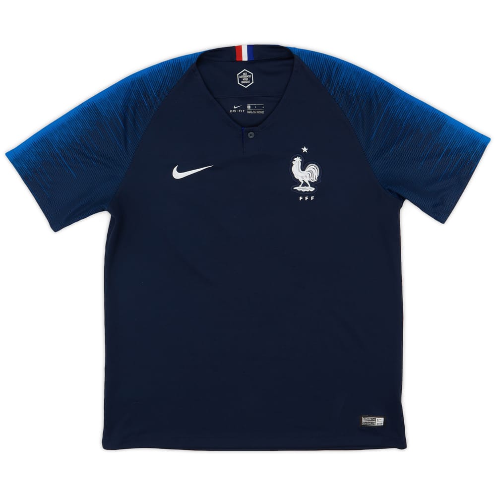 2018 France Home Shirt - 9/10 - (L)