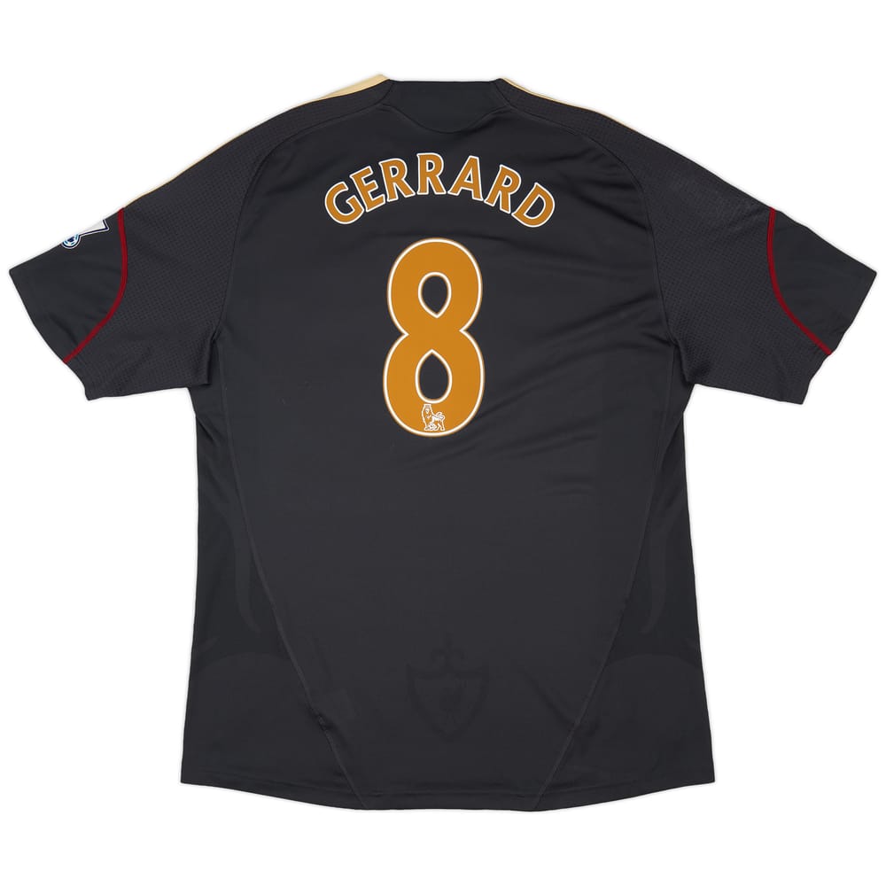 2009-10 Liverpool Away Shirt Gerrard #8 - 5/10 - (XL)