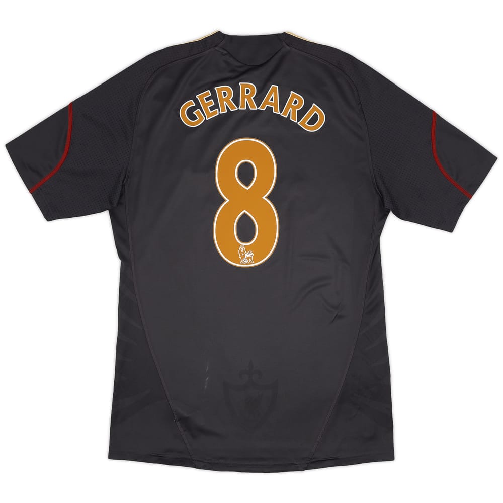 2009-10 Liverpool Away Shirt Gerrard #8 - 7/10 - (M)