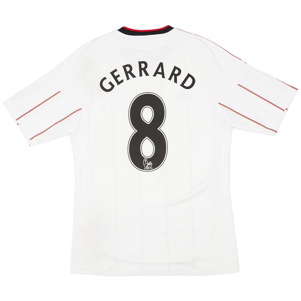 2010-11 Liverpool Away Shirt Gerrard #8 - 7/10 - (S)