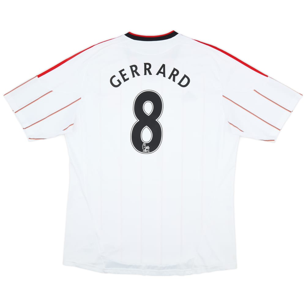 2010-11 Liverpool Away Shirt Gerrard #8 - 8/10 - (XXL)