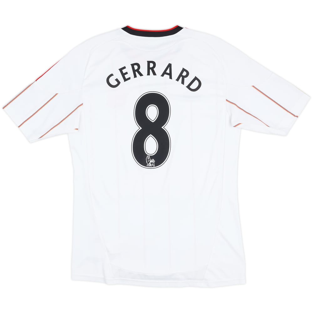 2010-11 Liverpool Camiseta Visitante Gerrard #8 - 5/10 - (M)