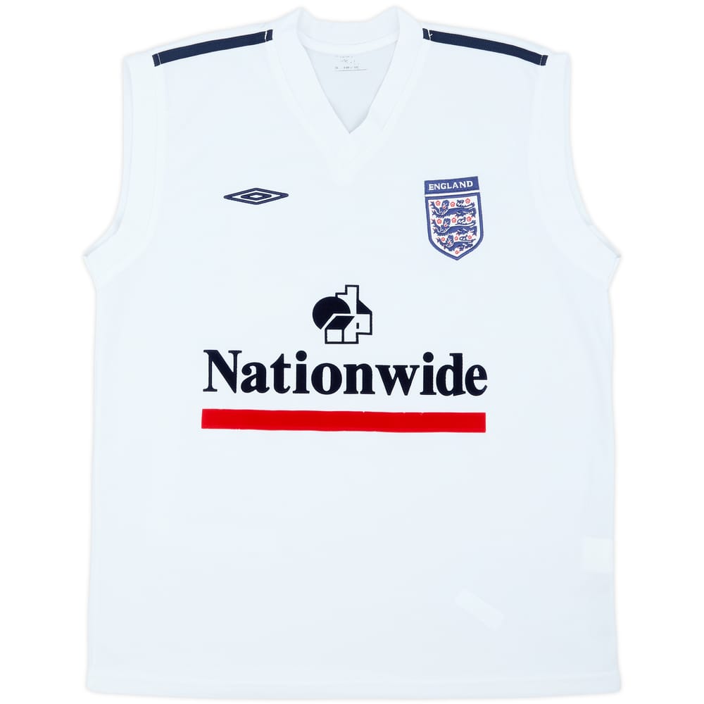 2004-05 England Umbro Training Vest - 8/10 - (M)