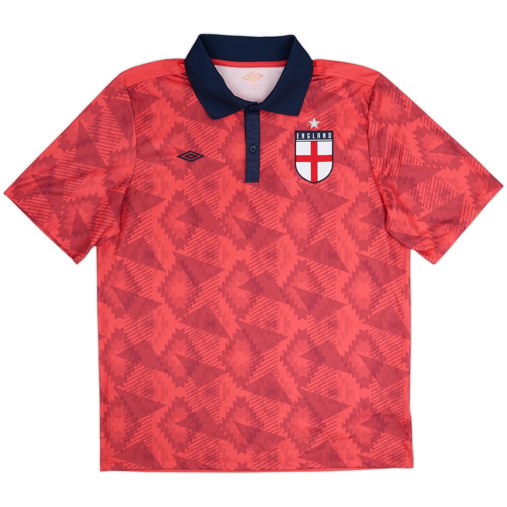 2018 England Umbro Polo Shirt - 9/10 - (L)