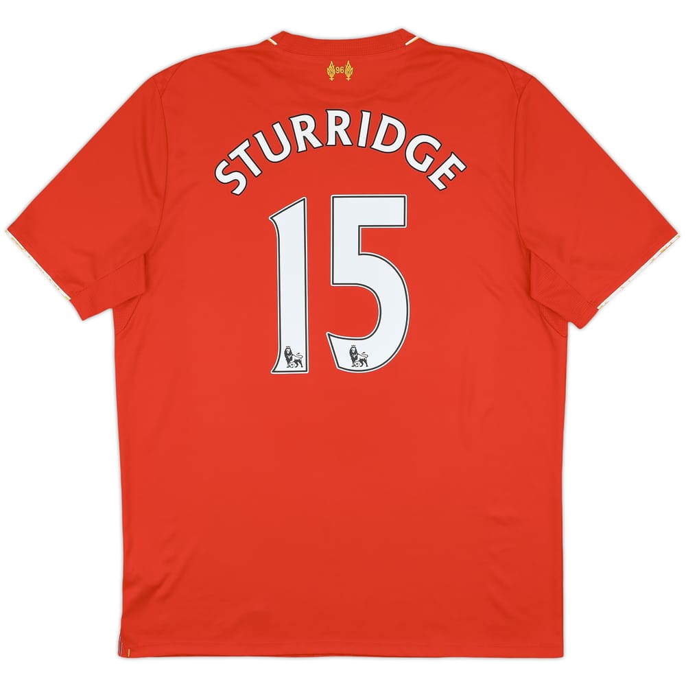2015-16 Liverpool Home Shirt Sturridge #15 - 7/10 - (XL)