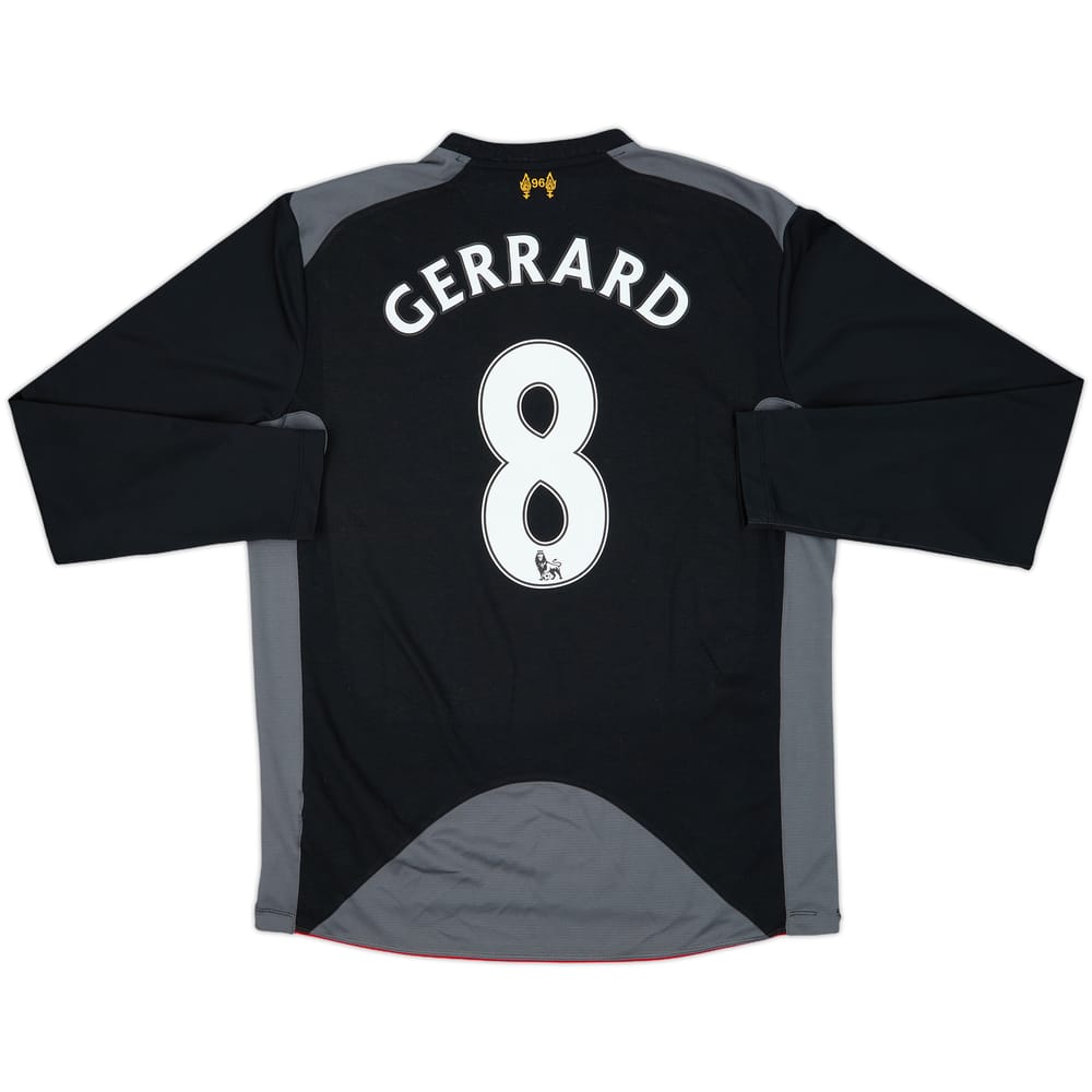 2012-13 Liverpool Away L/S Shirt Gerrard #8 - 7/10 - (L)