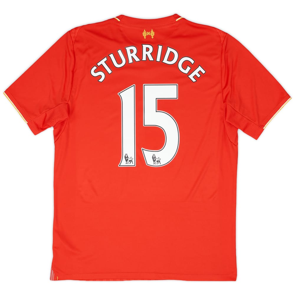 2015-16 Liverpool Home Shirt Sturridge #15 - 6/10 - (S)
