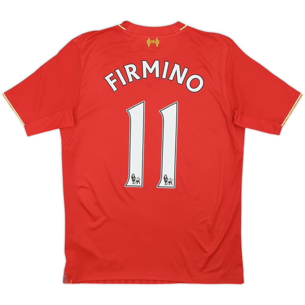 2015-16 Liverpool Home Shirt Firmino #11 - 7/10 - (XL.Boys)
