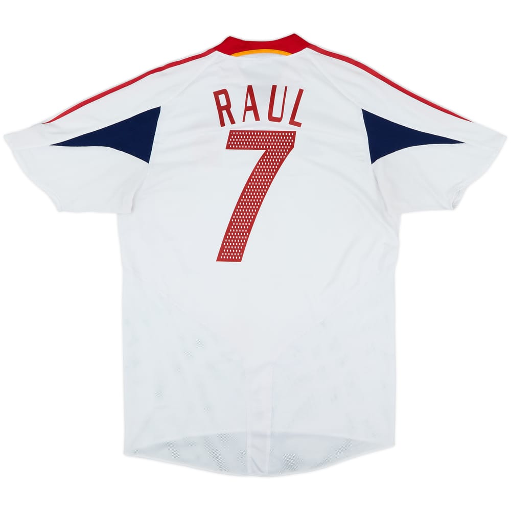 2004-06 Spain Away Shirt Raul #7 - 8/10 - (L)