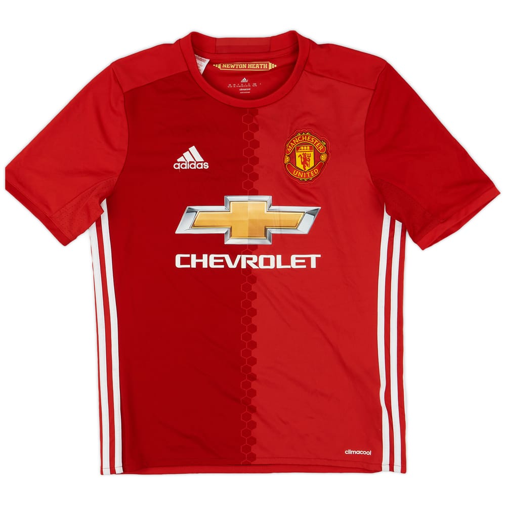 2016-17 Manchester United Home Shirt - 9/10 - (XL.Boys)