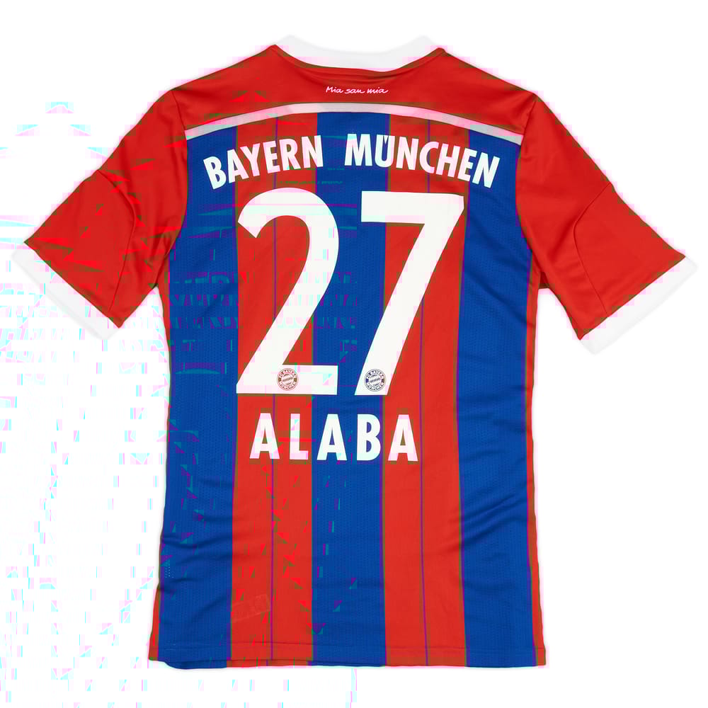 2014-15 Bayern Munich Home Shirt Alaba #27 - 8/10 - (XL.Boys)