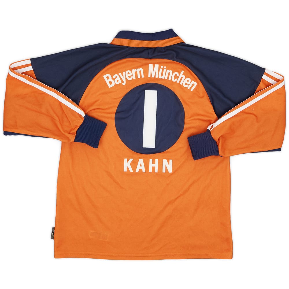 2001-02 Bayern Munich GK Shirt Kahn #1 - 8/10 - (Y)