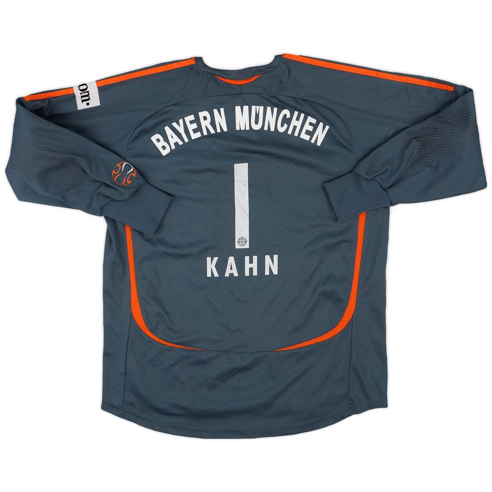 2006-07 Bayern Munich GK Shirt Kahn #1 - 7/10 - (XL.Boys)