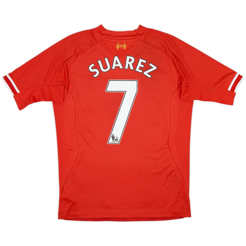 2013-14 Liverpool Home Shirt Suarez #7 - 5/10 - (S)